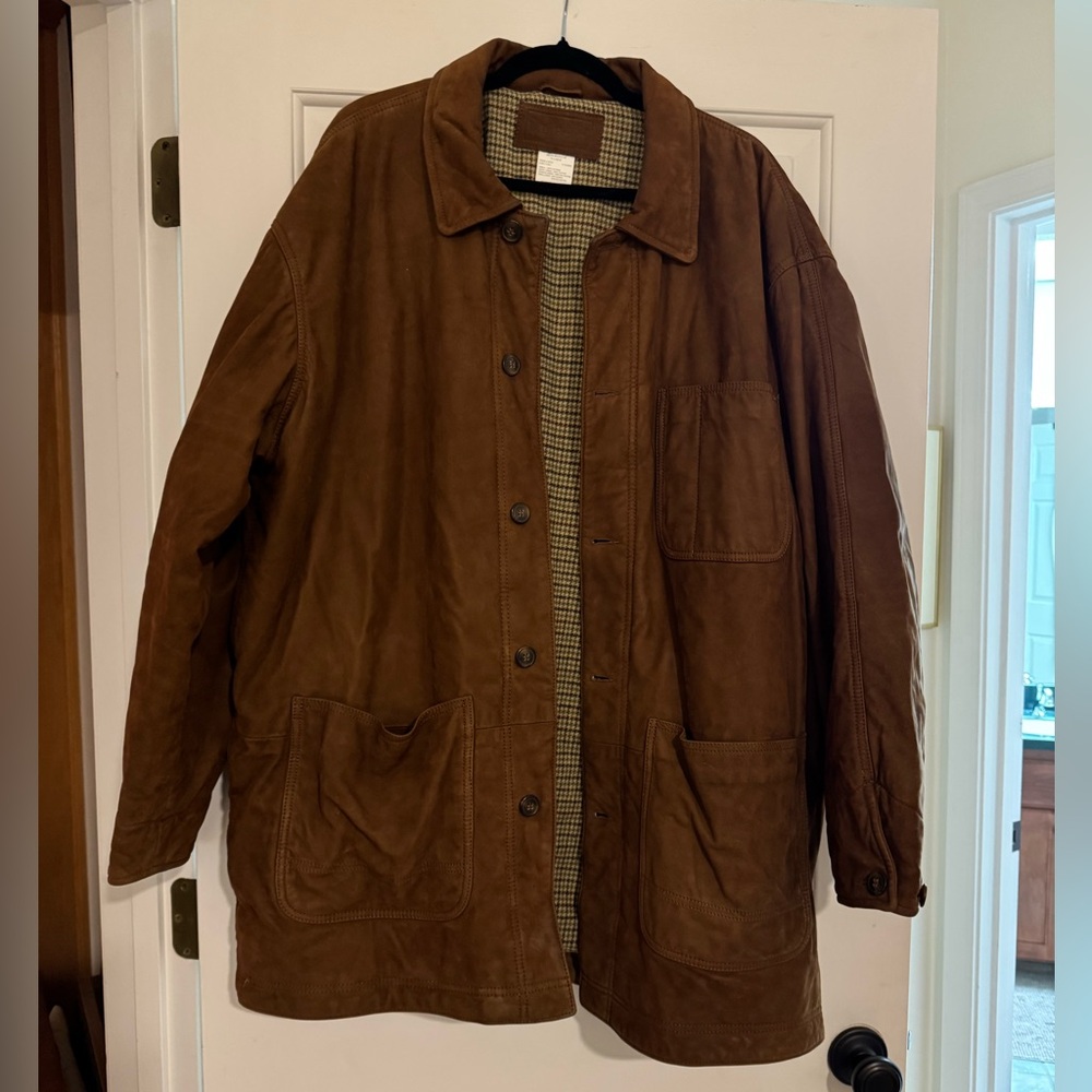 LL Bean Men’s Suede Leather Jacket